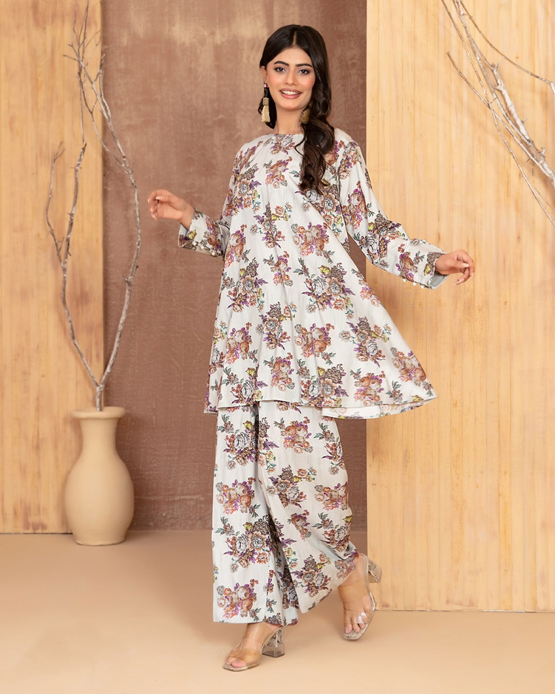 D-4644 Muse Vol-I by Tawakkal Fabrics | 2 Piece Stitched Digital Printed Staple Suit for Women
