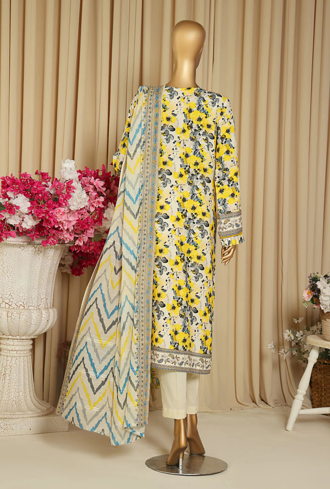 Anmol by HZ Textiles Embroidered Linen Suit Unstitched 3-Piece ALS-1334 | Premium Winter Linen Outfit