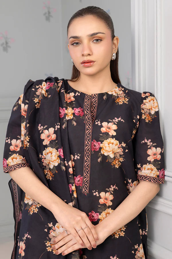 Zellbury Printed Lawn Shirt Dupatta – WUS25X20620 | 2-Piece Lawn Suit