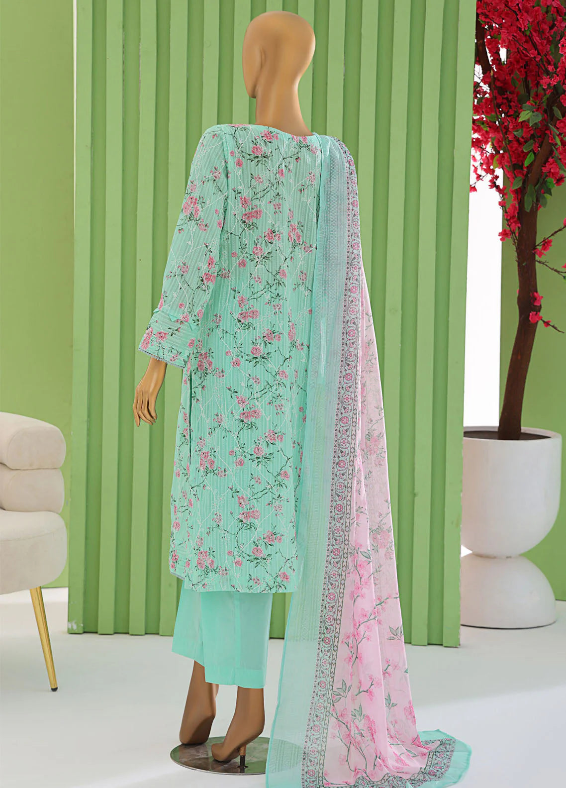Dhagakari by HZ Textiles Ninokara Embroidered Cotton 3-Piece Unstitched Suit HZ25DV2 D DNE-104 | Premium Cotton Winter Wear
