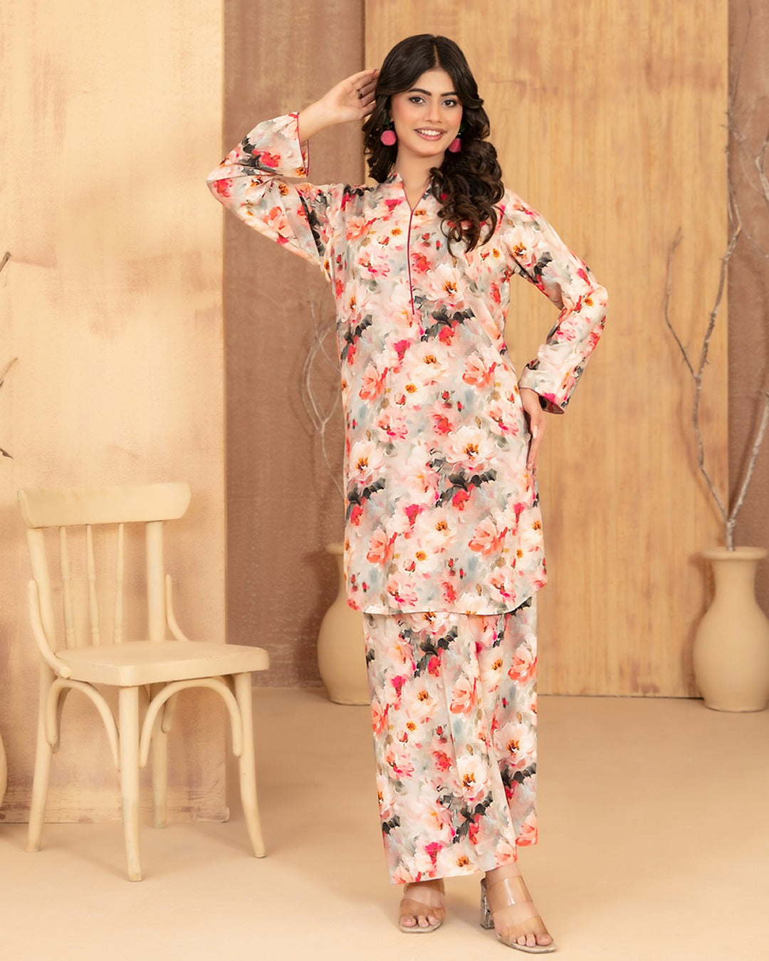 D-4647 Muse Vol-I by Tawakkal Fabrics | 2 Piece Stitched Digital Printed Staple Suit