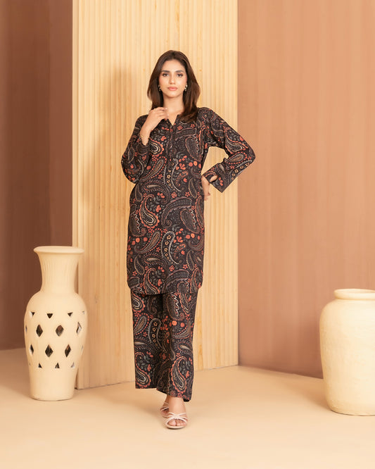 D-4650 Muse Vol II by Tawakkal Fabrics | 2 Piece Stitched Digital Printed Staple Suit