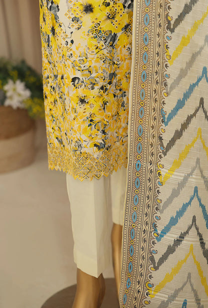 Anmol by HZ Textiles Embroidered Linen Suit Unstitched 3-Piece ALS-1334 | Premium Winter Linen Outfit