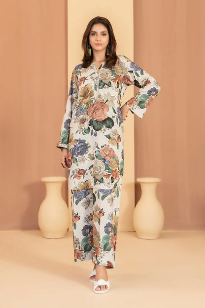 D-4636 Muse Vol-II by Tawakkal Fabrics | 2 Piece Stitched Digital Printed Staple Suit