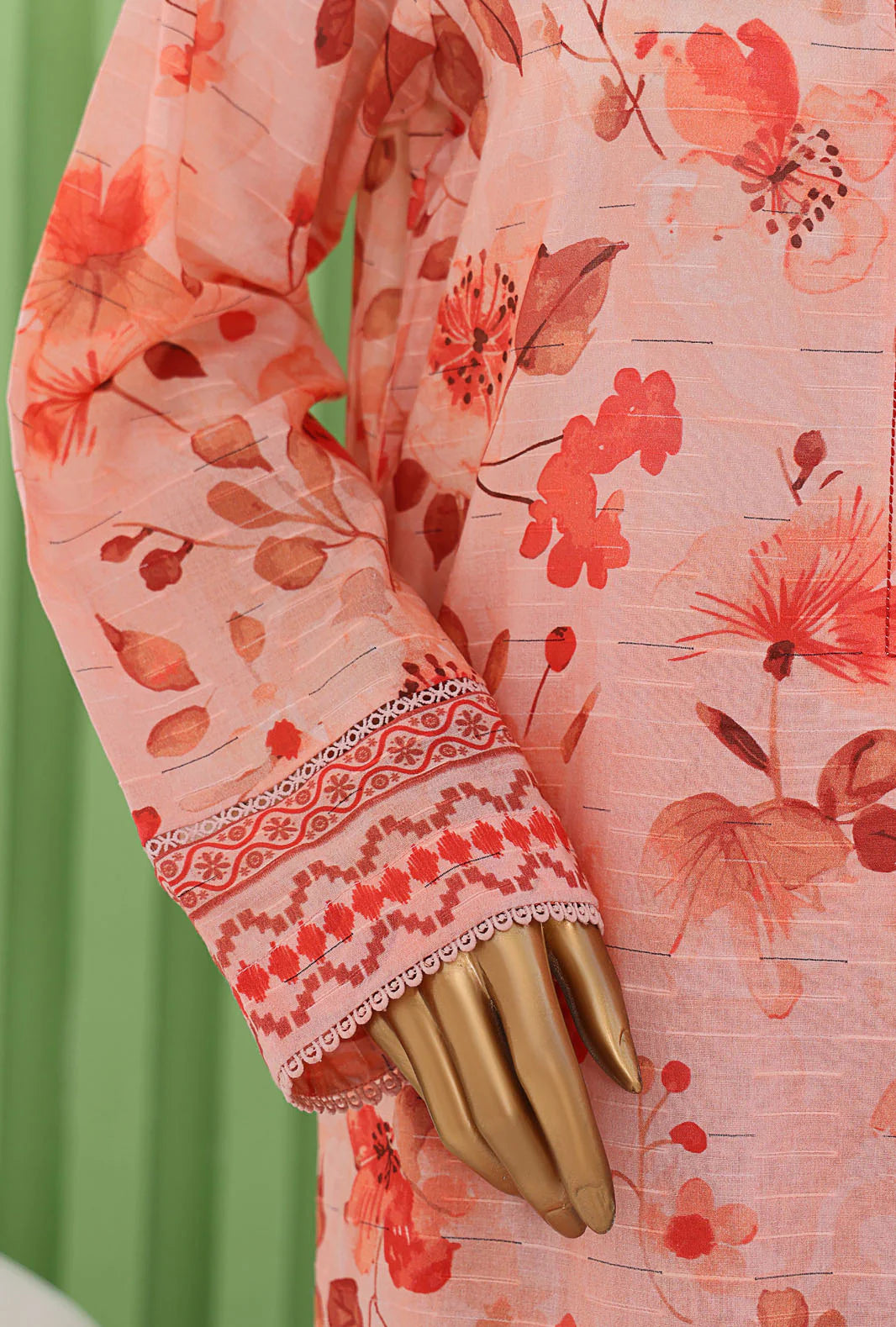 Vital by HZ Textiles Embroidered Lawn Suit Unstitched 3-Piece VEC-1261 | Premium Doriya Lawn Suit