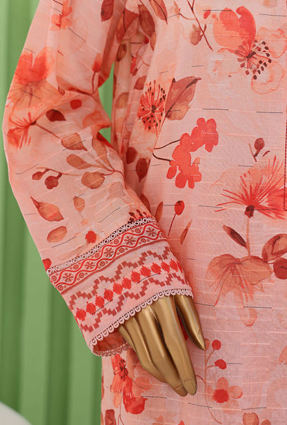 Vital by HZ Textiles Embroidered Lawn Suit Unstitched 3-Piece VEC-1261 | Premium Doriya Lawn Suit