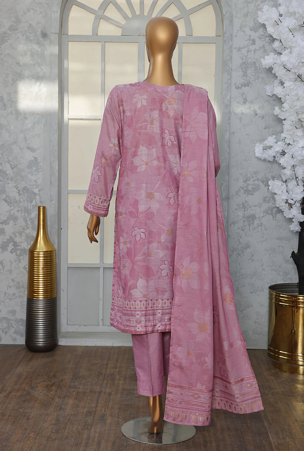 Valencia by HZ Textiles Embroidered Jacquard Suit Unstitched 3-Piece VJE-13 | Premium Winter Jacquard Fabric