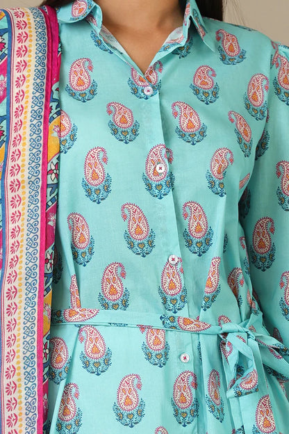 Zellbury Printed Cambric Shirt Dupatta – WUC24X20001 | 2-Piece Cambric Suit