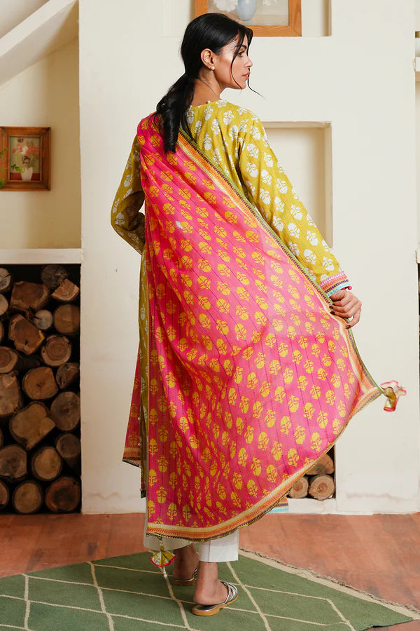 Zellbury Printed Cambric Shirt Dupatta – WUC24X20089 | 2-Piece  Cambric Suit