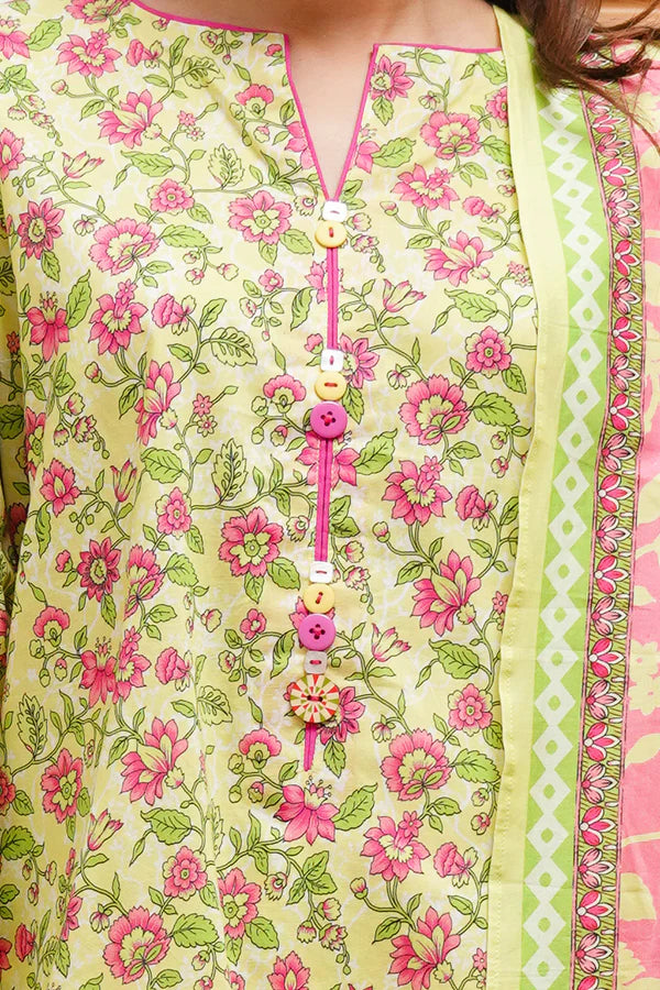 Zellbury Printed Cambric Shirt Dupatta – WUC24X20095 | 2-Piece Unstitched Cambric Suit