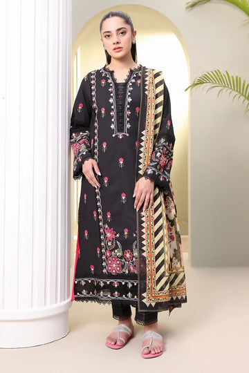 Zellbury Embroidered Shirt Shalwar Dupatta – WUS25E30148 | 3-Piece Cambric Suit