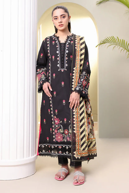 Zellbury Embroidered Shirt Shalwar Dupatta – WUS25E30148 | 3-Piece Cambric Suit