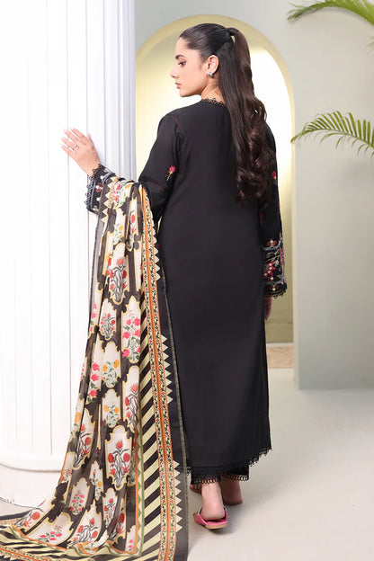 Zellbury Embroidered Shirt Shalwar Dupatta – WUS25E30148 | 3-Piece Cambric Suit