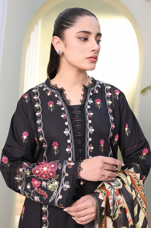 Embroidered Shirt Shalwar Dupatta - 0148