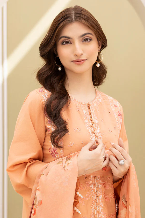 Zellbury Embroidered Shirt Shalwar Dupatta – WUS25E30289 | 3-Piece Lawn Suit