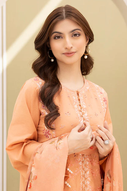 Zellbury Embroidered Shirt Shalwar Dupatta – WUS25E30289 | 3-Piece Lawn Suit