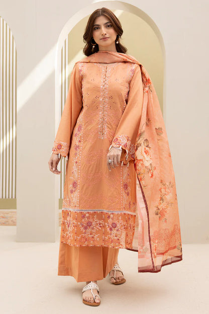 Zellbury Embroidered Shirt Shalwar Dupatta – WUS25E30289 | 3-Piece Lawn Suit