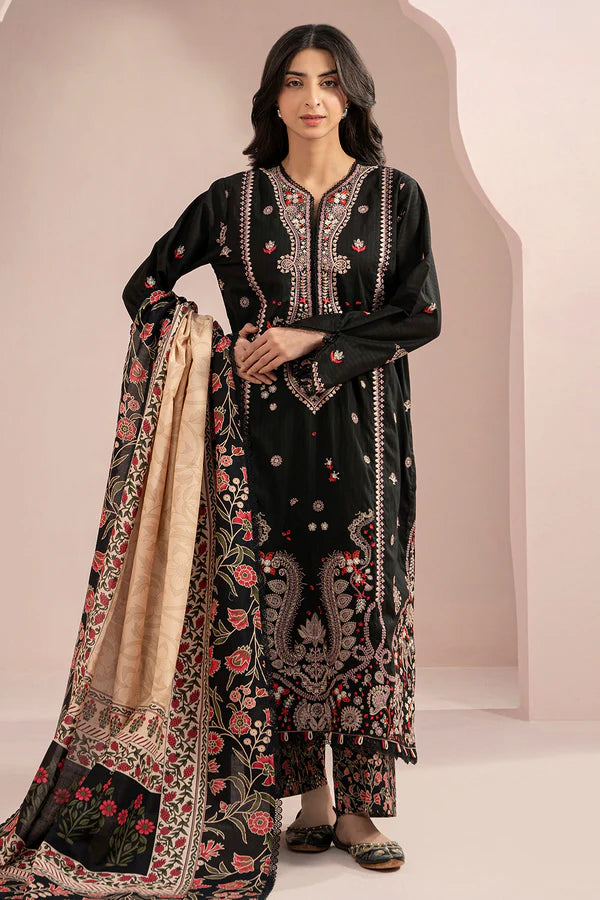 Zellbury Embroidered Shirt Shalwar Dupatta - 0358 | 3-Piece Cambric Suit
