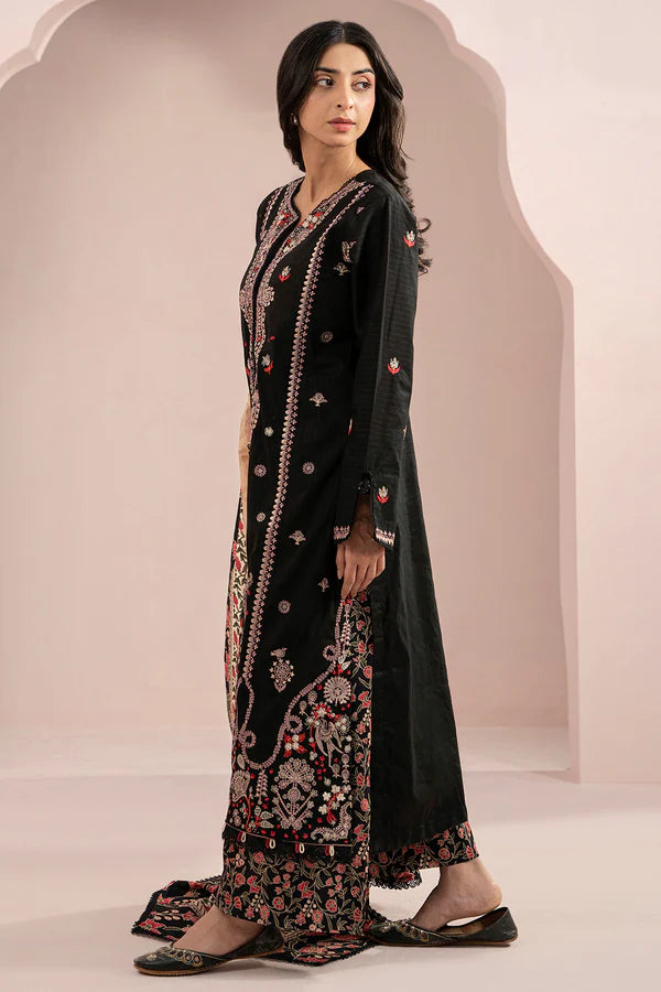 Zellbury Embroidered Shirt Shalwar Dupatta - 0358 | 3-Piece Cambric Suit