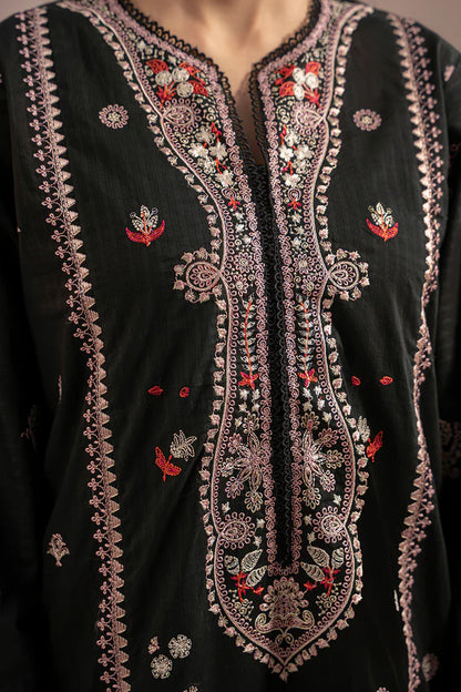 Zellbury Embroidered Shirt Shalwar Dupatta - 0358 | 3-Piece Cambric Suit