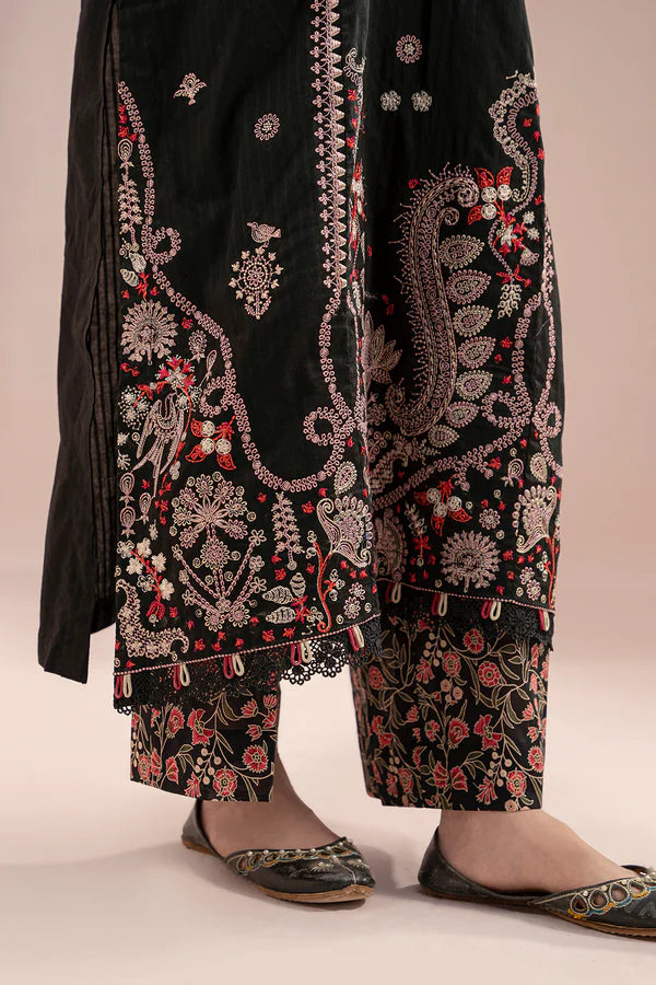 Zellbury Embroidered Shirt Shalwar Dupatta - 0358 | 3-Piece Cambric Suit