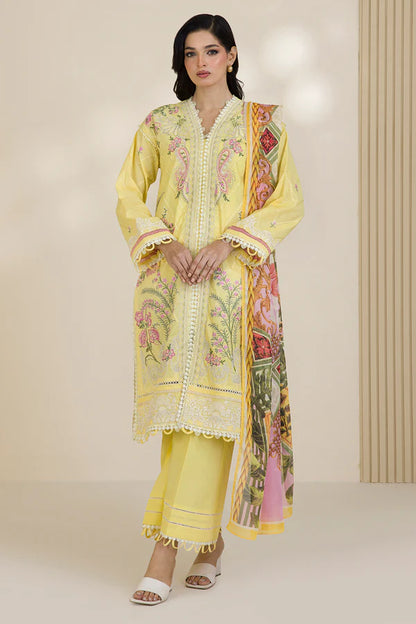Zellbury Embroidered Lawn Suit – WUS25E30534 | 3-Piece Lawn Suit