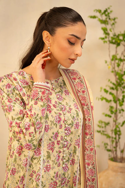 Zellbury Printed Lawn Shirt Dupatta – WUS25X20009 | 2-Piece Unstitched Lawn Suit