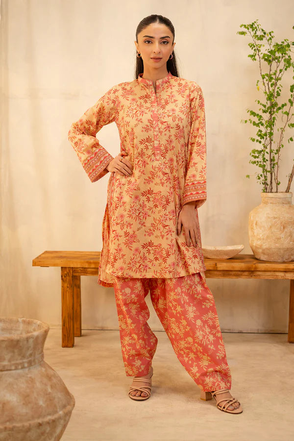 Zellbury Printed Lawn Shirt Shalwar – WUS25X20014 | 2-Piece Lawn Suit