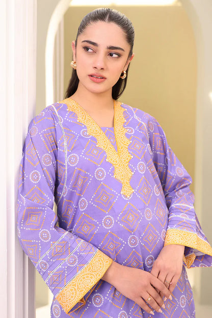 Zellbury Printed Lawn Shirt Shalwar – WUS25X20306 | 2-Piece Lawn Suit