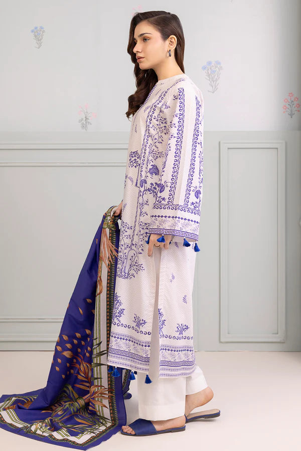 Zellbury Printed Lawn Shirt Dupatta – WUS25X20408 | 2-Piece Lawn Suit