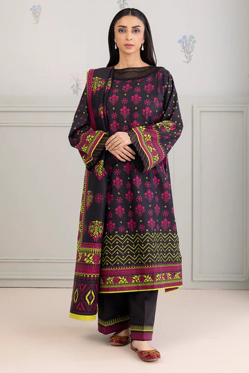 Zellbury Printed Lawn Shirt Dupatta – WUS25X20409 | 2-Piece Lawn Suit