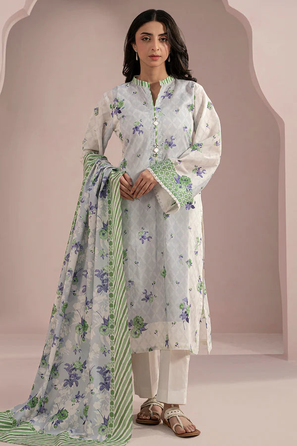 Zellbury Printed Lawn Shirt Dupatta – WUS25X20543 | 2-Piece Lawn Suit