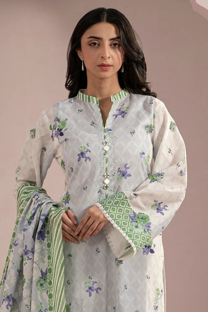 Zellbury Printed Lawn Shirt Dupatta – WUS25X20543 | 2-Piece Lawn Suit