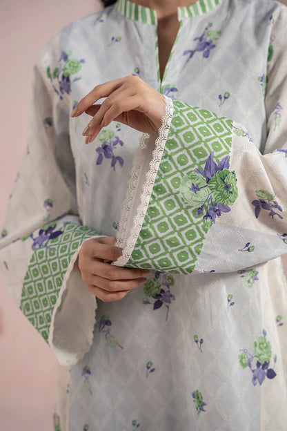 Zellbury Printed Lawn Shirt Dupatta – WUS25X20543 | 2-Piece Lawn Suit