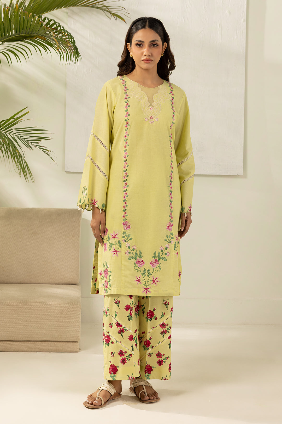 Zellbury Embroidered Shirt Shalwar - 0532