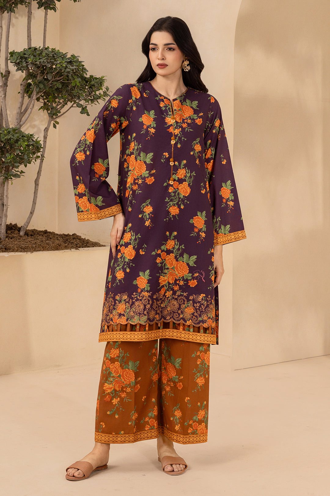 Zellbury Embroidered Shirt Shalwar - 0601