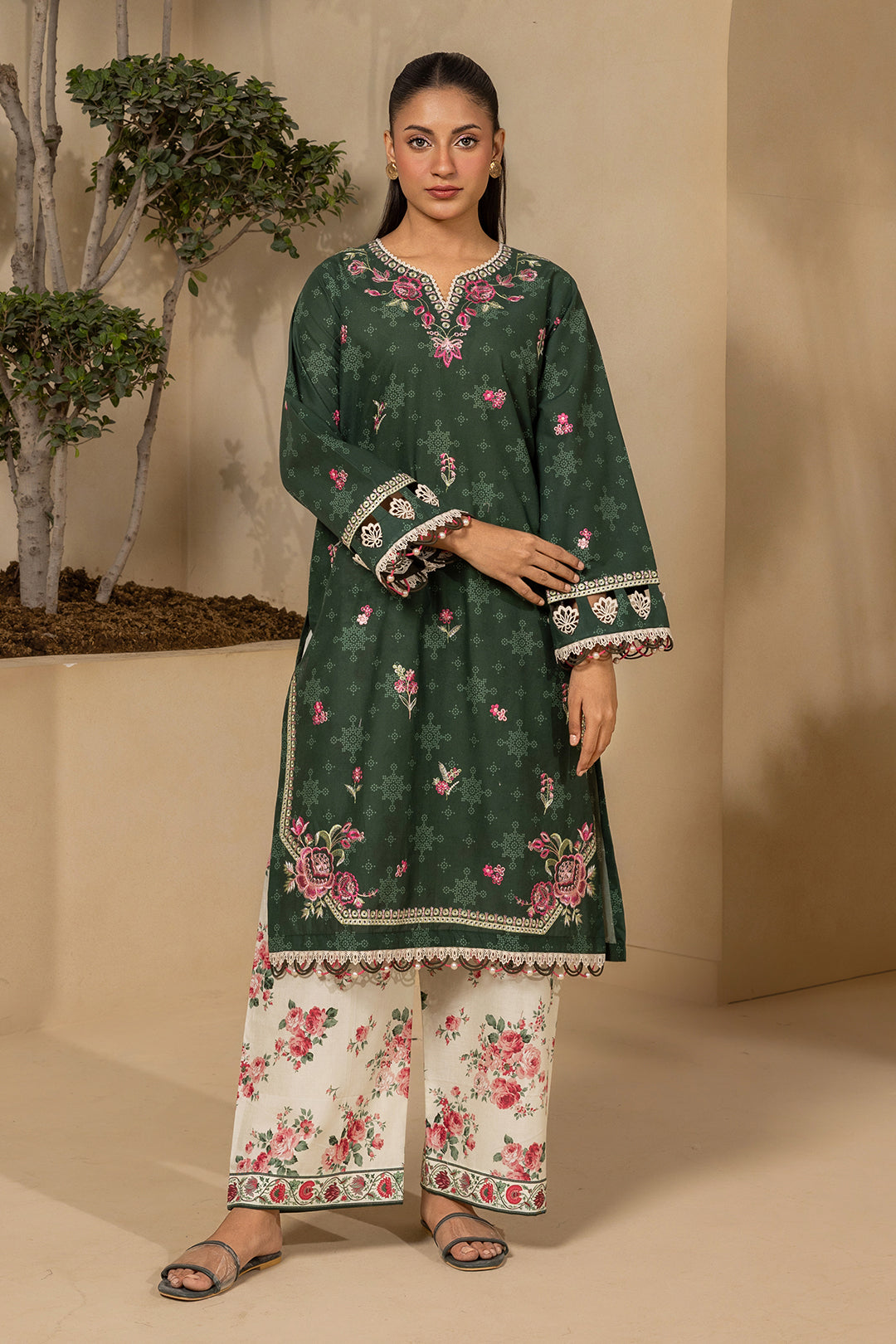 Zellbury Embroidered Shirt Shalwar - 0604