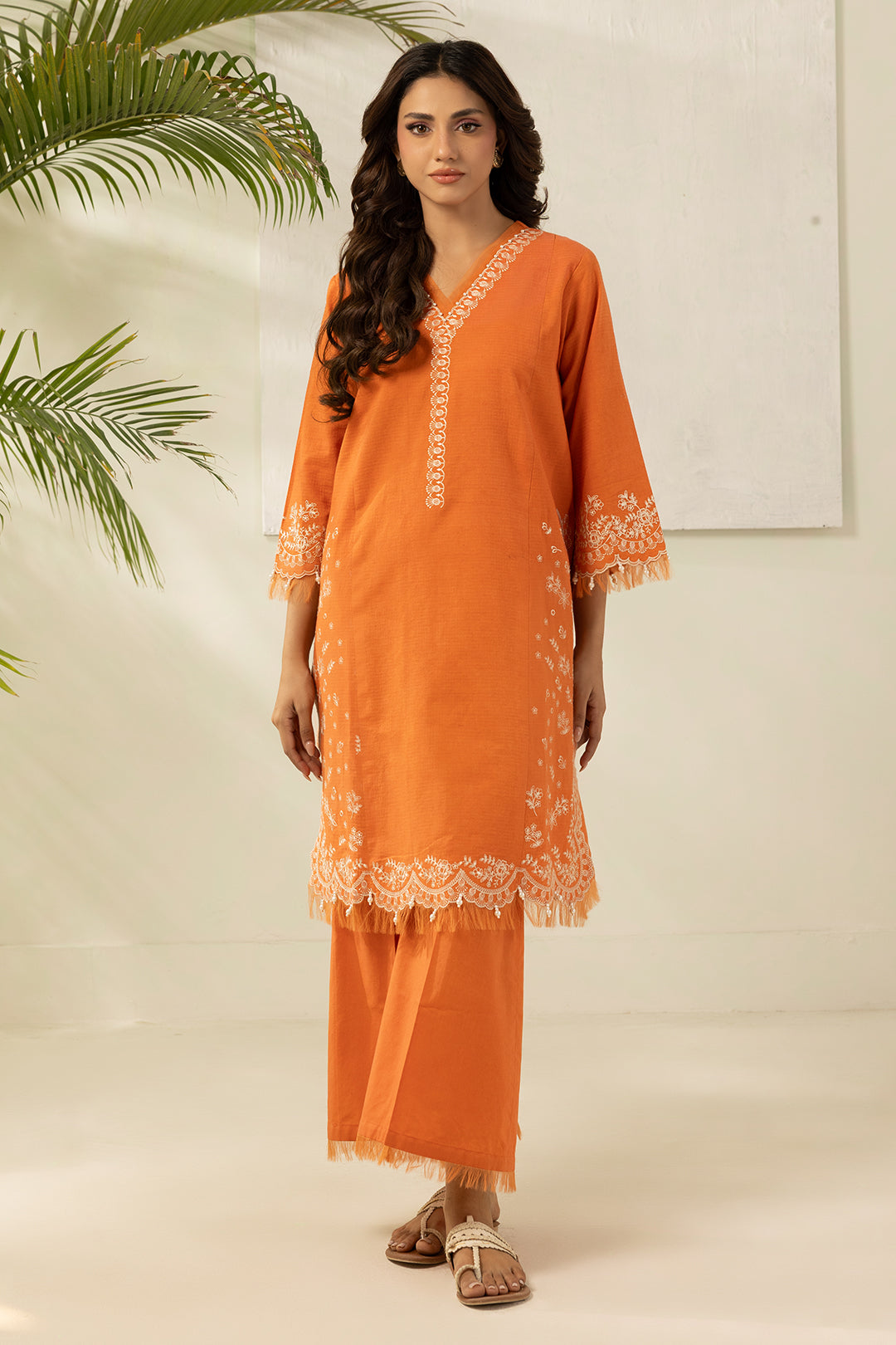 Zellbury Embroidered Shirt Shalwar - 1196