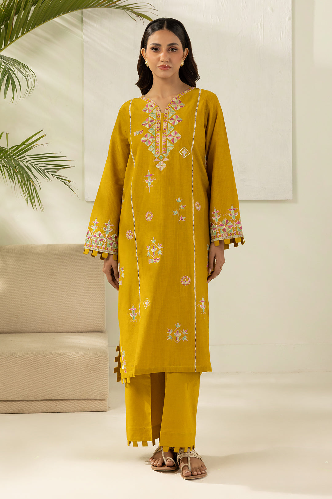 Zellbury Embroidered Shirt Shalwar - 1198