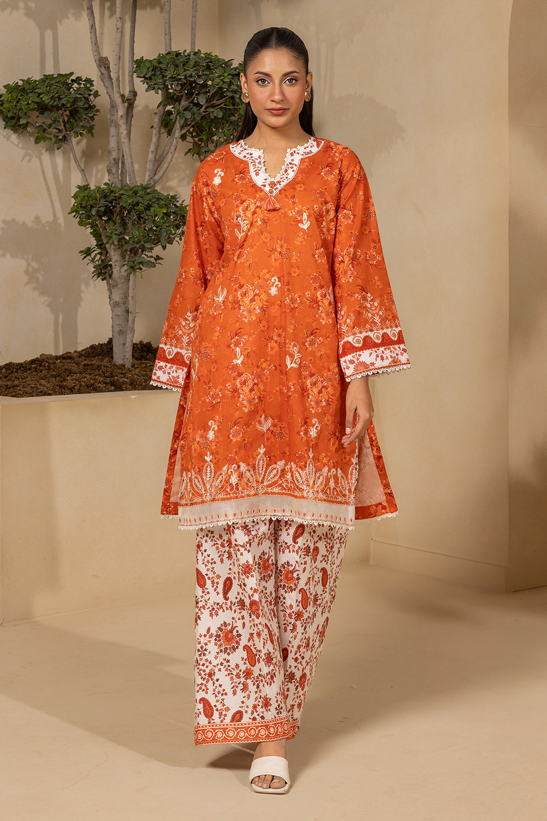 Zellbury Embroidered Shirt Shalwar - 1210