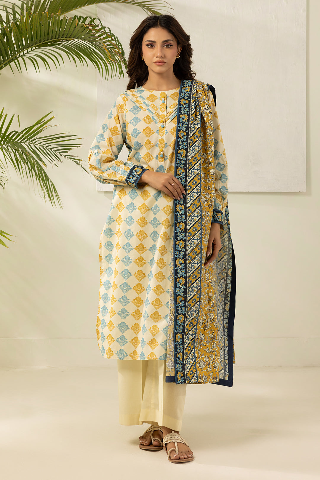 Zellbury Shirt Dupatta - 0403
