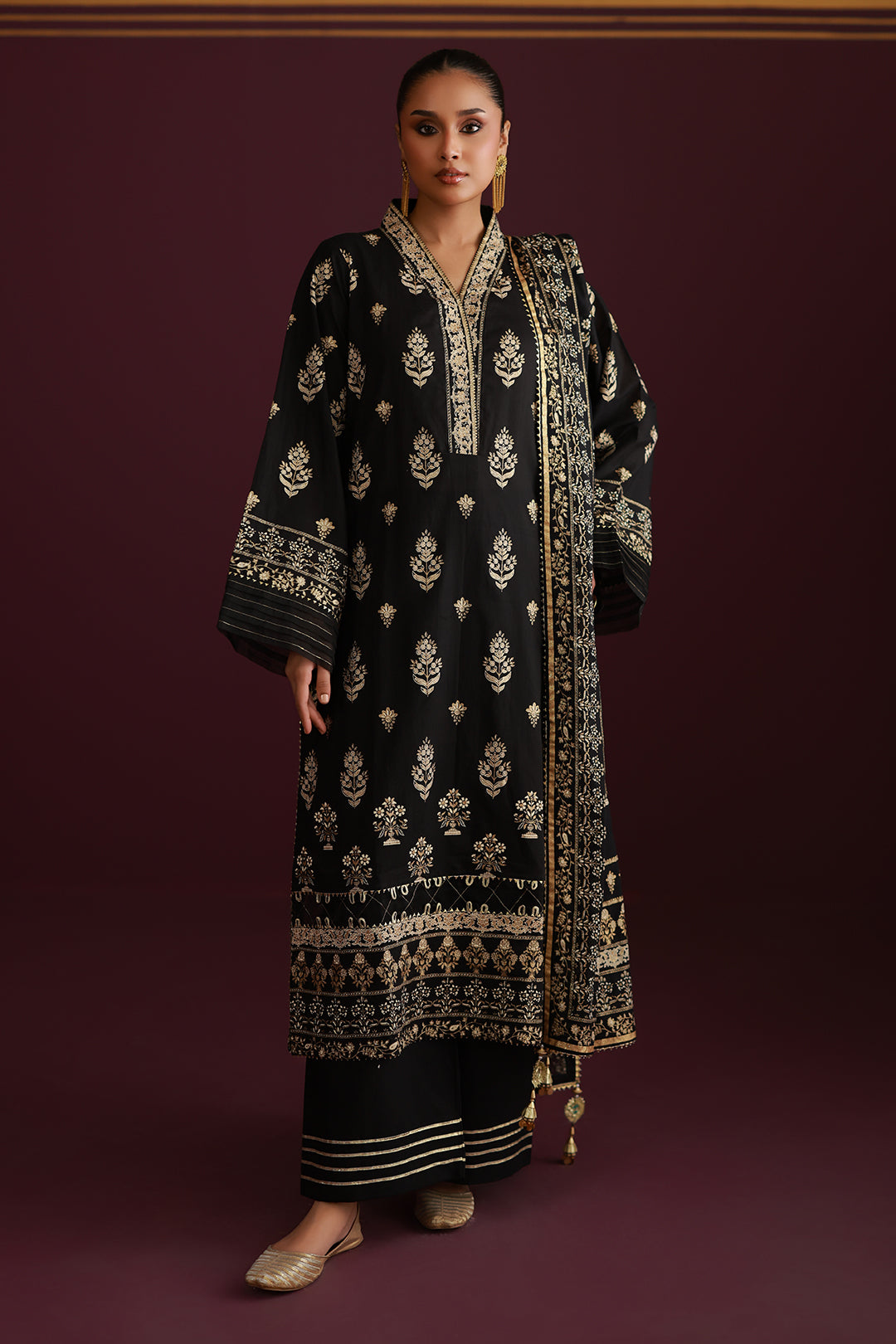 Zellbury Shirt Shalwar Dupatta - 0436