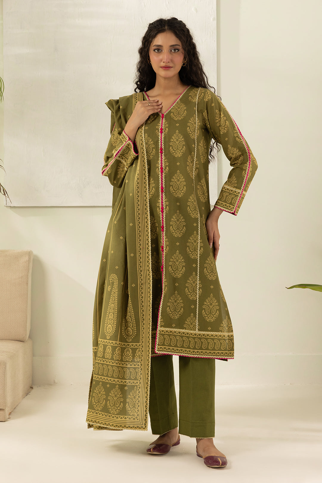 Zellbury Shirt Shalwar Dupatta - 0437
