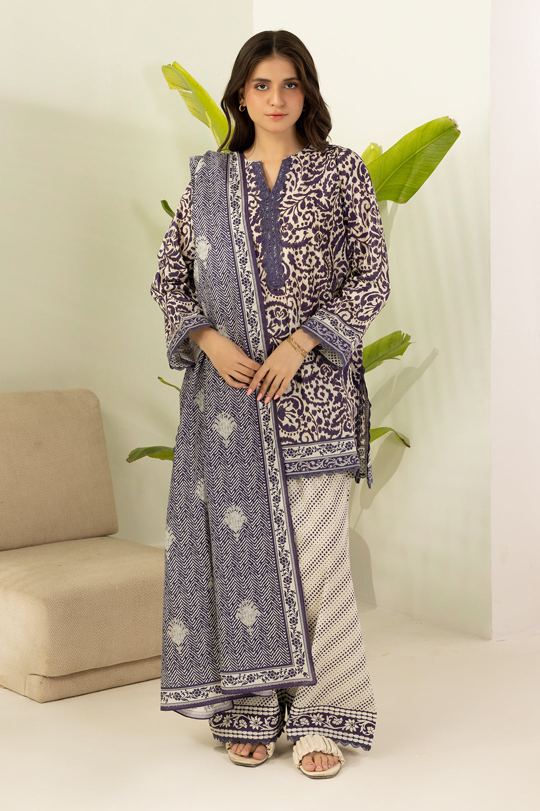 Zellbury Shirt Shalwar Dupatta - 0491