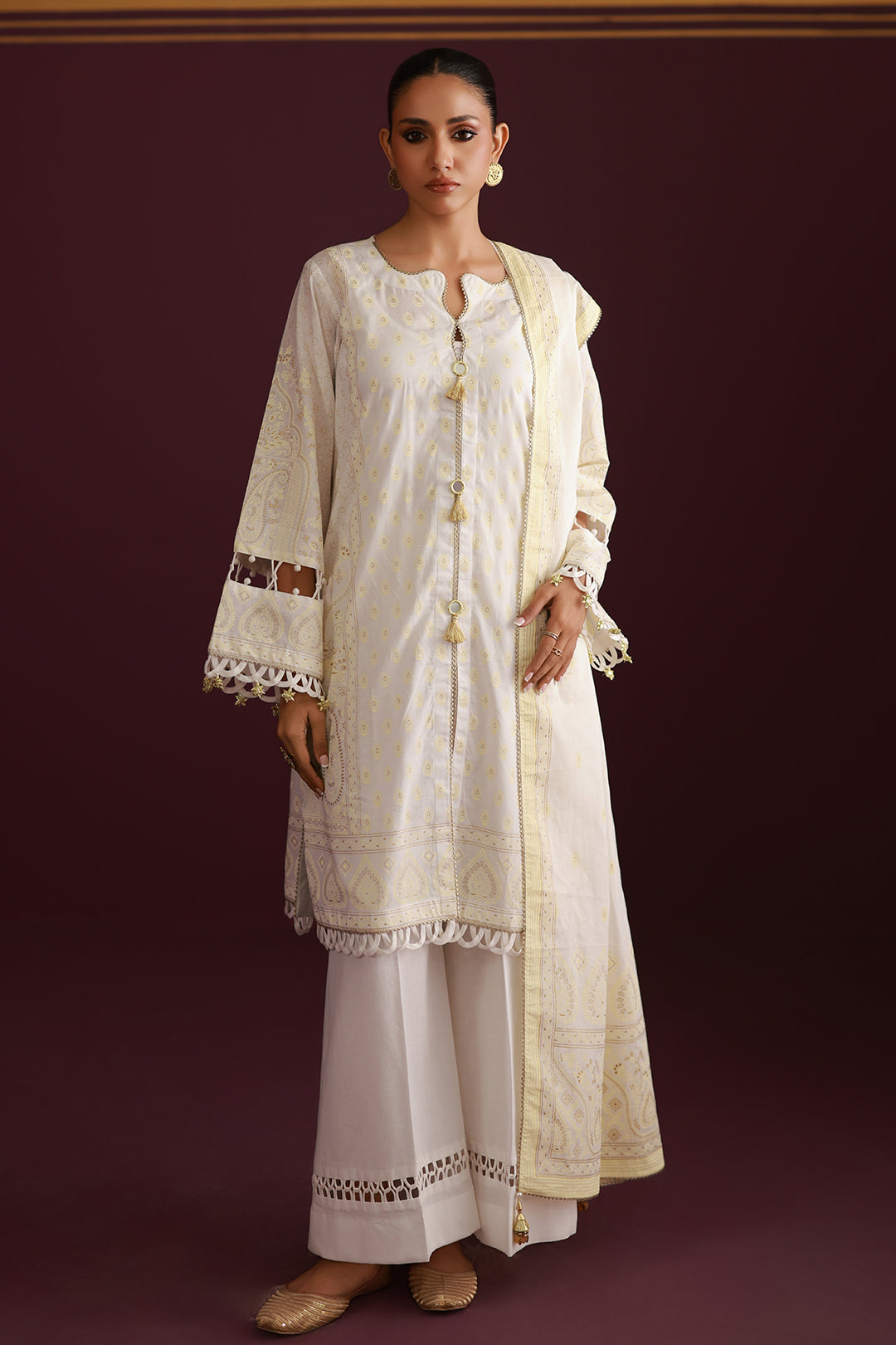 Zellbury Shirt Shalwar Dupatta - 0494