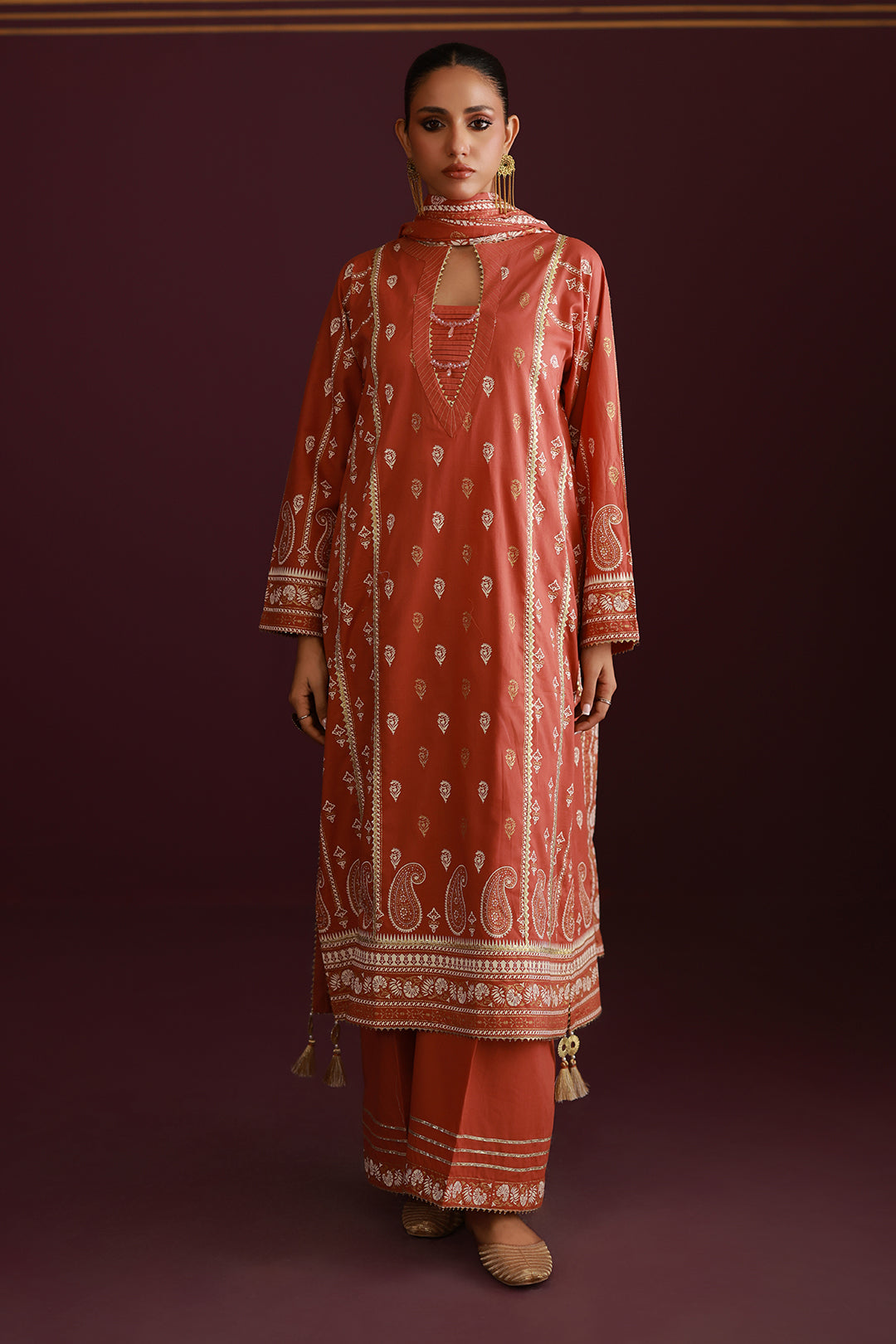 Zellbury Shirt Shalwar Dupatta - 0496