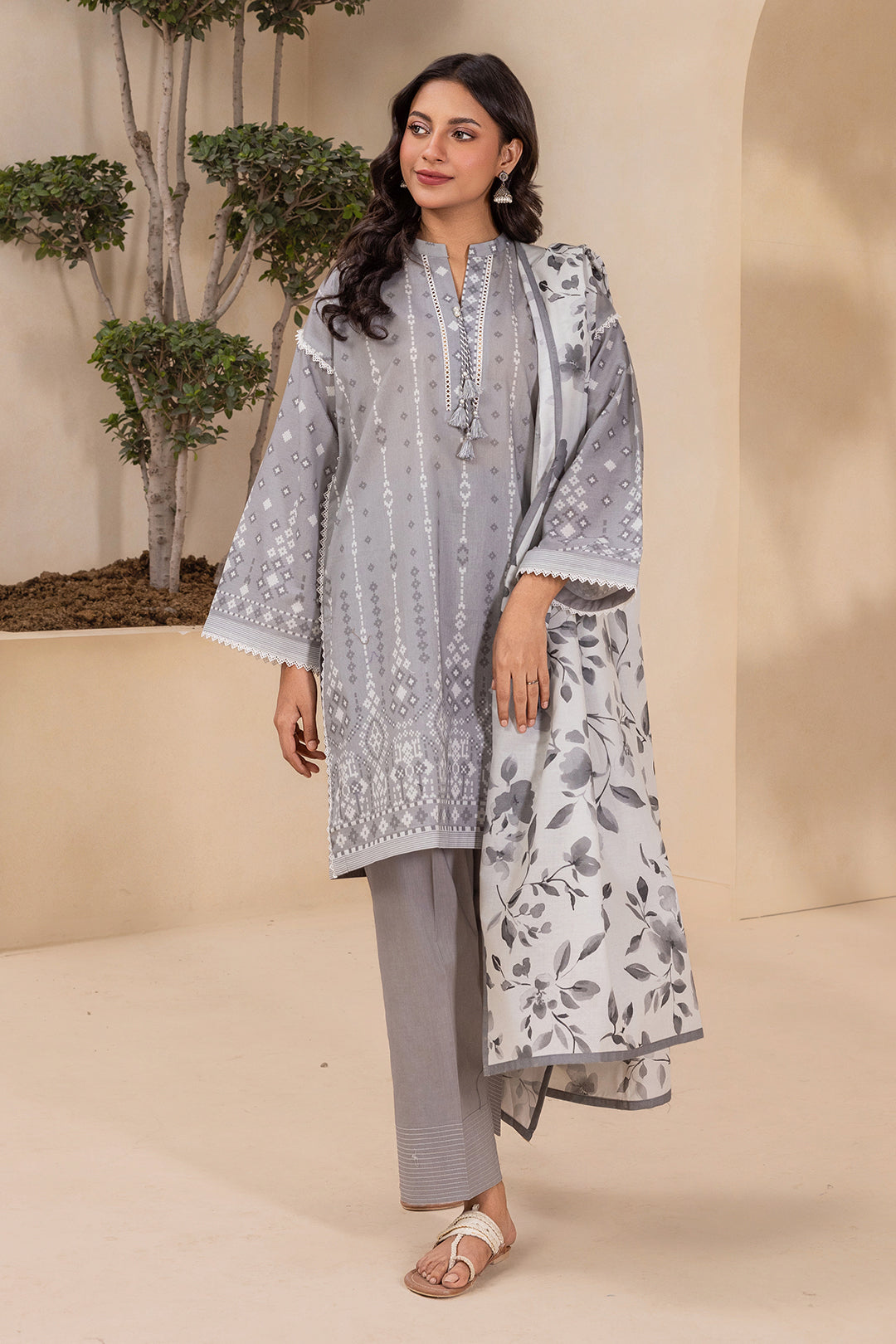 Zellbury Shirt Shalwar Dupatta - 0500