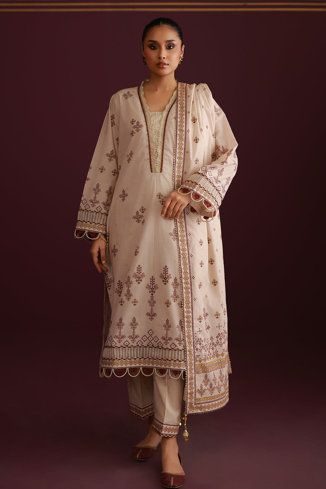Zellbury Shirt Shalwar Dupatta - 0562