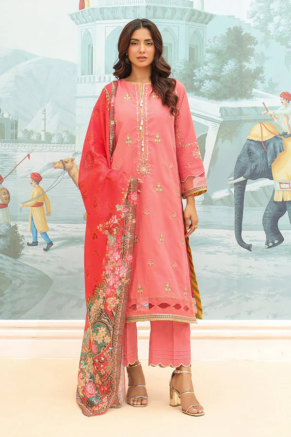 Zellbury Embroidered Shirt Shalwar Dupatta – 0778 | 3-Piece Khaddar Suit