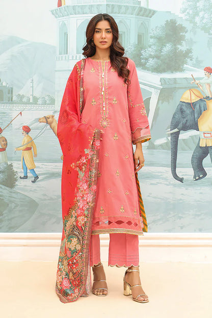 Zellbury Embroidered Shirt Shalwar Dupatta – 0778 | 3-Piece Khaddar Suit